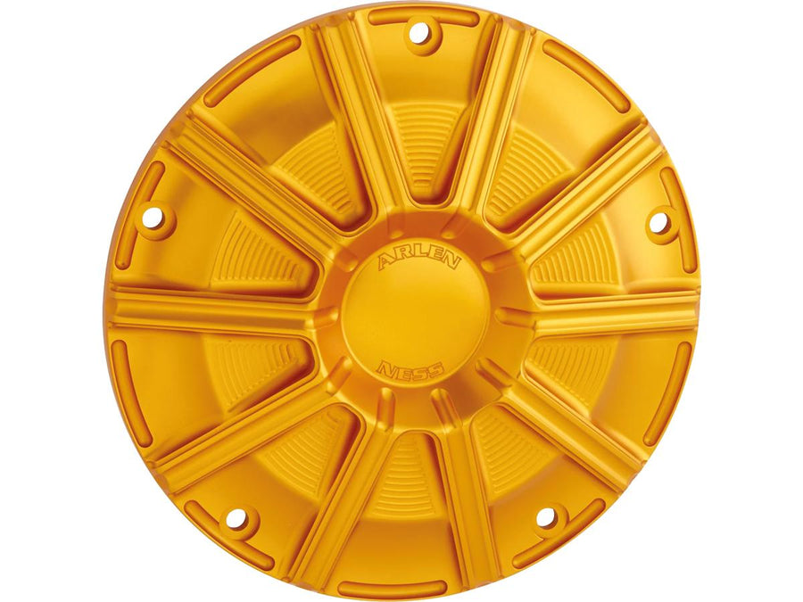 Harley Davidson Touring [2016-2024]-10-gauge derby cover gold anodized