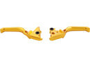 Harley Davidson Softail [2015-2017]-Method hand lever gold anodized cable coupling-3