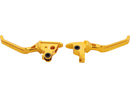 Harley Davidson Softail [2015-2017]-Method hand lever gold anodized cable coupling-5