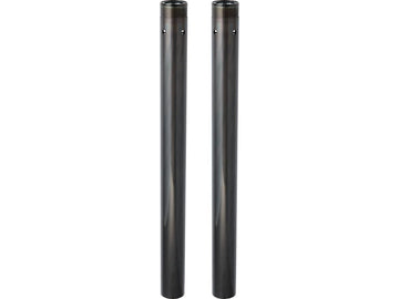 Harley Davidson Touring [2017-2024]-black 49 mm fork pipes 24-1/4 "(+2"