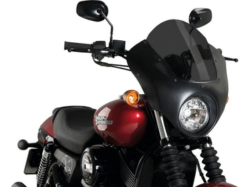 Harley Davidson Street [2015-2020]-Dark Night half-cladding without bracket and - 0