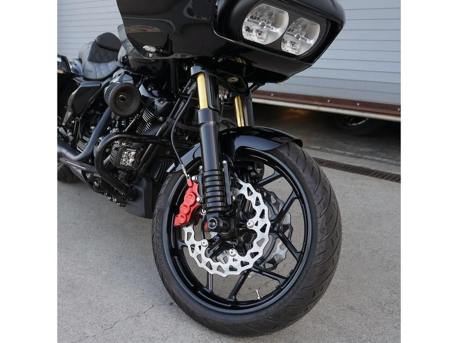 Harley Davidson Touring [2014-2024]-Method fork protection for excavators Schwarz
