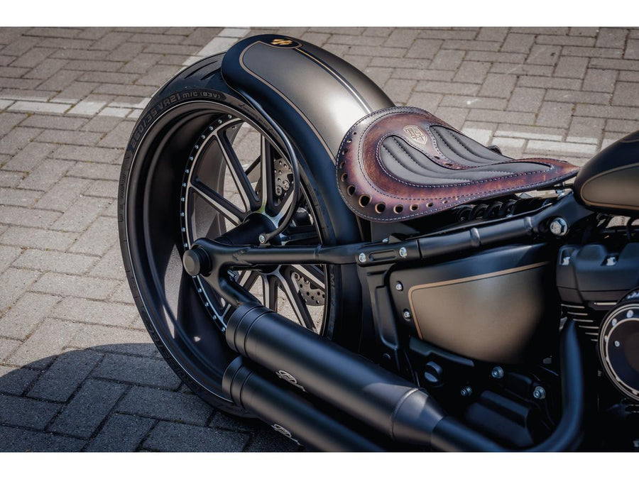 Harley Davidson FXBR [2022-2025]-Titanium Solositz Montagekit wide frame