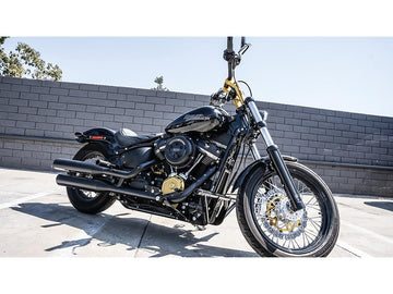 Harley Davidson Softail Note [2018-2024]-Brawler rear-bracket kit black ... - 0