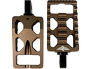 Harley Davidson Sportster [1991-2020]-MX V1 footrest bronze anodized-2