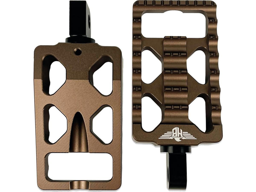 Harley Davidson Sportster [1991-2020]-MX V1 footrest bronze anodized