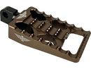 Harley Davidson Sportster [1991-2020]-MX V1 footrest bronze anodized-3