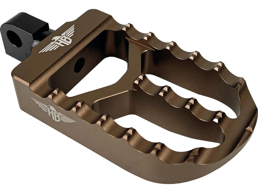 Harley Davidson Sportster [1991-2020]-MX V2 footrest bronze anodized