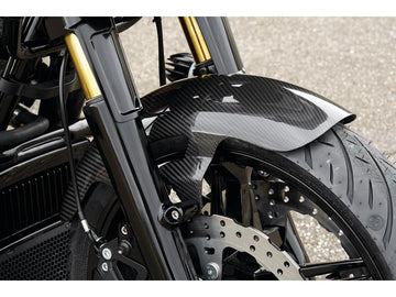 Harley Davidson Flhxse [2023-2024]-Cafe Carbon Fiber front wheel protection sheet 19 " - 0