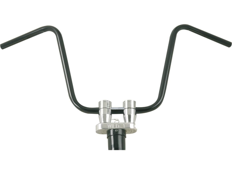 Harley Davidson-400 Ape hanger handlebar with dents, 3-hole, black