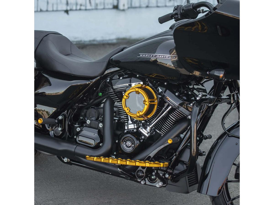 Harley Davidson Flhxse [2023-2024]-Method ™ Clear Series air filter gold anodized