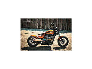 Harley Davidson Victory Cruiser [2009-2017]-front protection sheet "Gotthard"