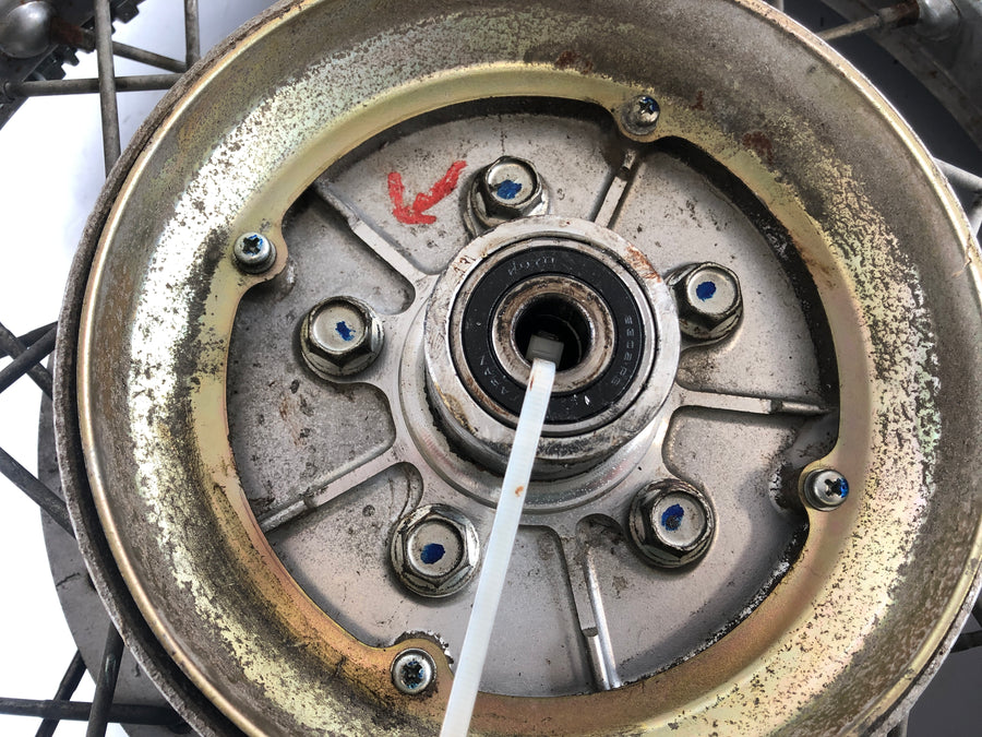 Yamaha XV 535 Virago 2YL [1987] - Rear wheel rim with brake drum