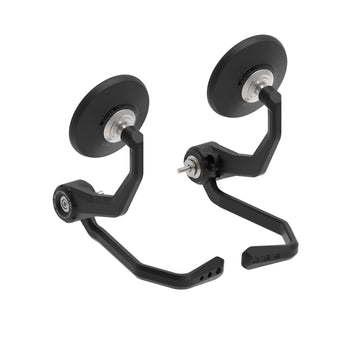 Aprilia RS 457 [2024-2026] - Lenkerendenspiegel Retro mit Brems- und Kupplungshebelschutz