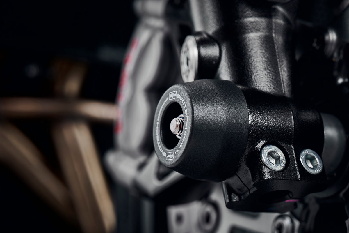 Triumph Street Triple RS [2017–2019] - Achsschutzpad-Kit – 360° Ansicht 3