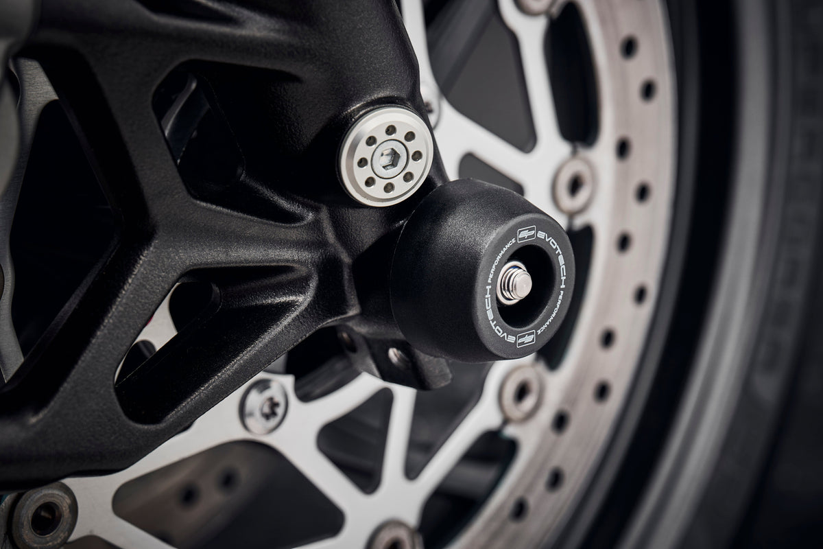 Triumph Street Triple 765 R [ab 2023] - Achsprotektoren-Set – 360° Ansicht 5