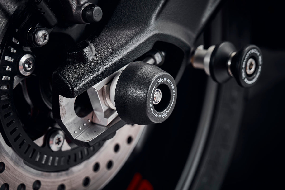 Triumph Street Triple 765 R [ab 2023] - Achsprotektoren-Set – 360° Ansicht 9