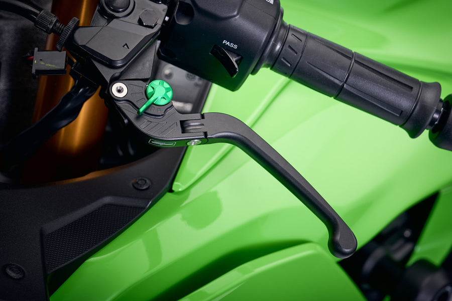 Kawasaki ZX6R [2019–2021] - Evo klappbares Kupplungs- und Bremshebel-Set