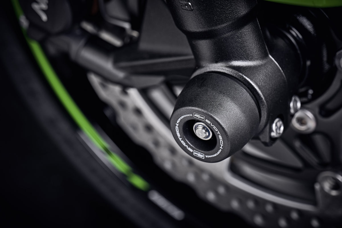 Kawasaki ZX6R [2019–2021] - Achsprotektoren-Set – 360° Ansicht 3