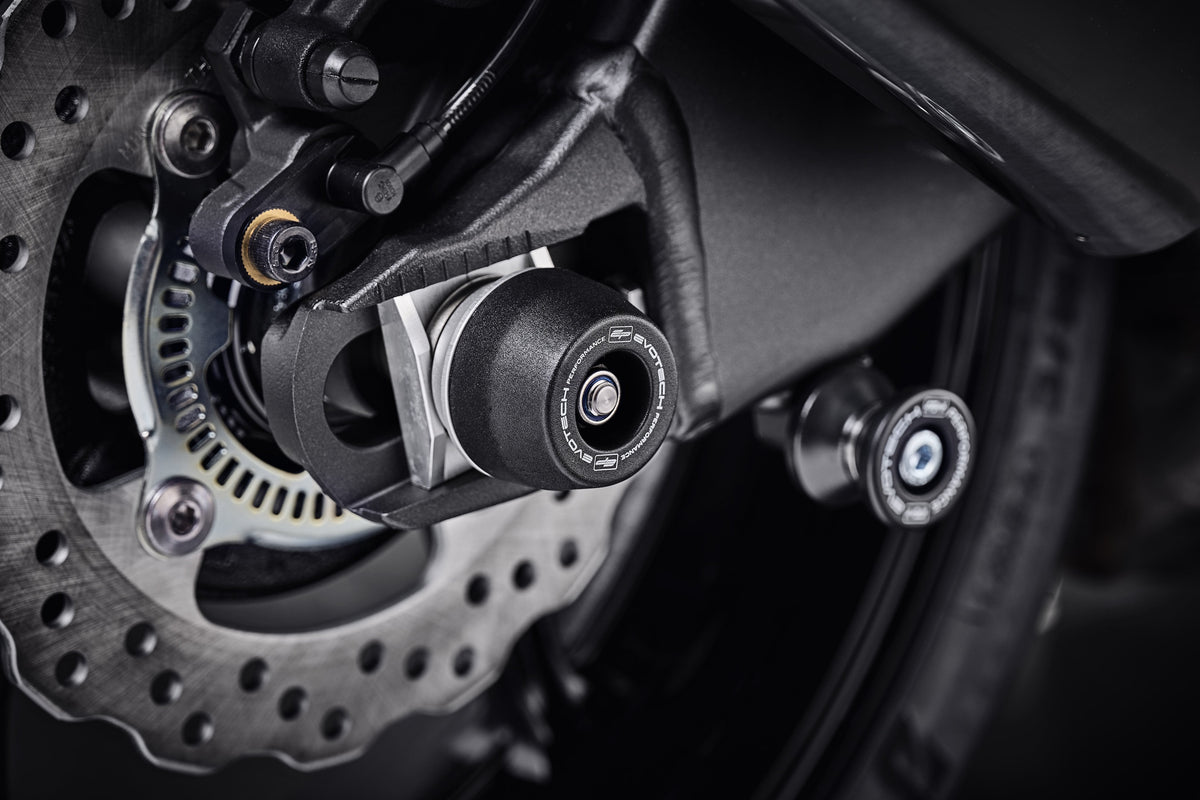 Kawasaki ZX6R [2019–2021] - Achsprotektoren-Set – 360° Ansicht 9