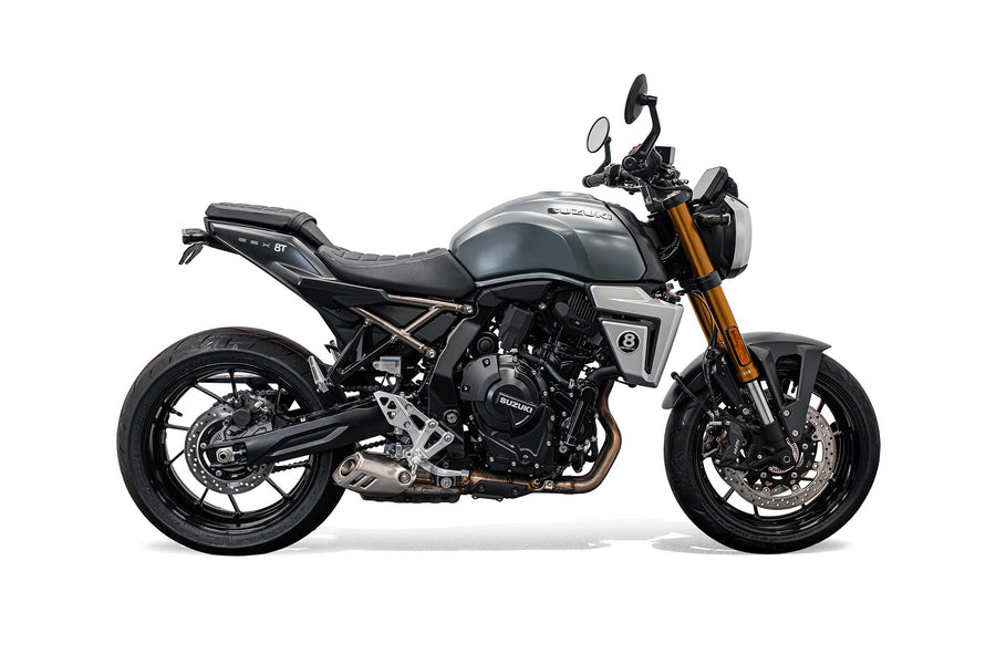 Suzuki GSX-8TT [ab 2025] - Kennzeichenhalter mit roter LED-Kennzeichen- und Bremsleuchte