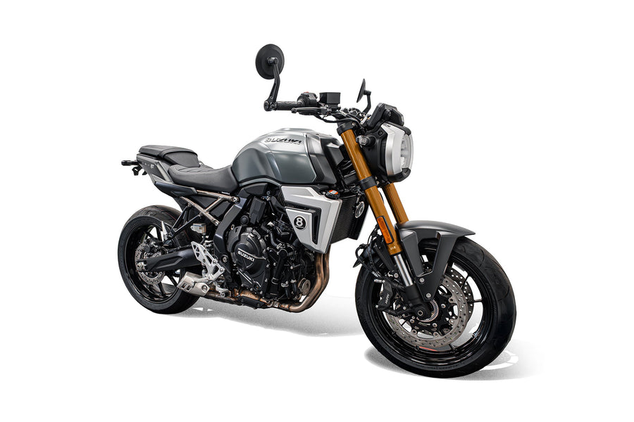 Suzuki GSX-8TT [ab 2025] - Kennzeichenhalter mit roter LED-Kennzeichen- und Bremsleuchte