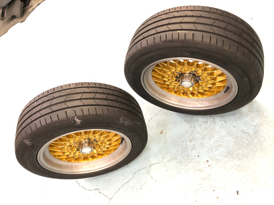 BMW M 535i E28 [1986] - Wheel set BBS 7J16 and 8J16 Hartge
