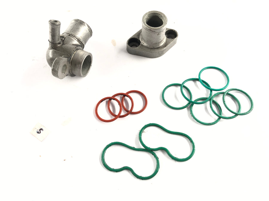 Ducati 999 H4 [2003] - Water flanges and gaskets of vertical cylinders