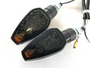 LED indicators with resistors black [with E-mark] - Yamaha Kawasaki Suzuki Ducati KTM-2