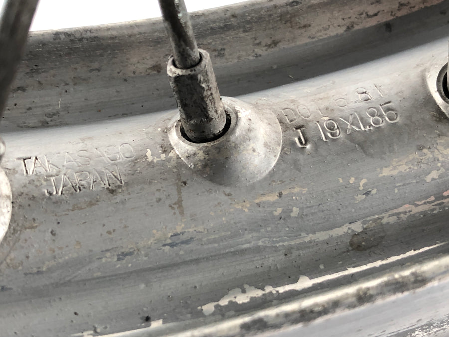 Yamaha XS 650 Type 447 [1975] - Front wheel rim with brake discs