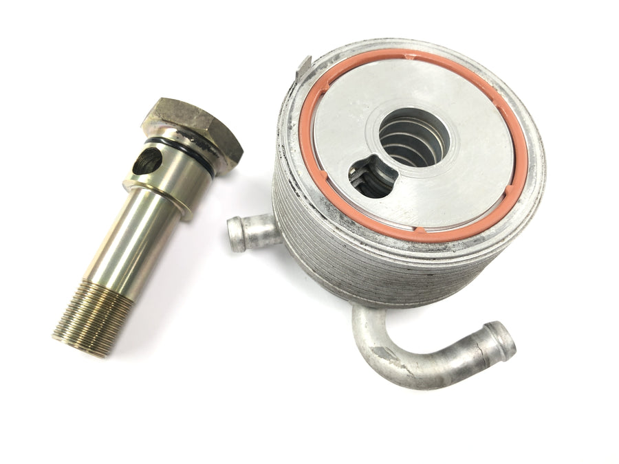 Yamaha YZF R1 RN09 [2002] - Oil cooler heat exchanger oil filter housing oil filter adapter