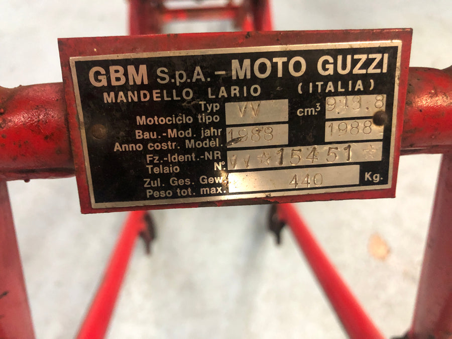 Moto Guzzi Le Mans 1000 VV [1988] - Frame with papers
