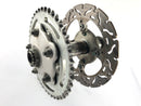Ducati Multistrada 1000 DS [2004] - Rear axle with sprocket and brake disc-1