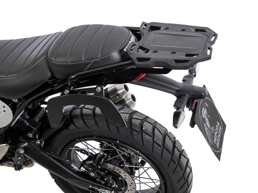 Hepco & Becker Smartrack rear rack for Triumph Scrambler 400 XC (2025) - included in the complete set