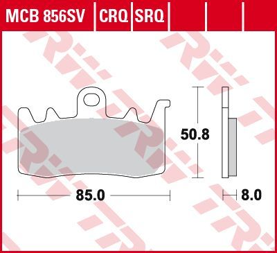 Ducati Multistrada 950 ABS AA05AA/AA06JA [2017-2018] - Front brake pads