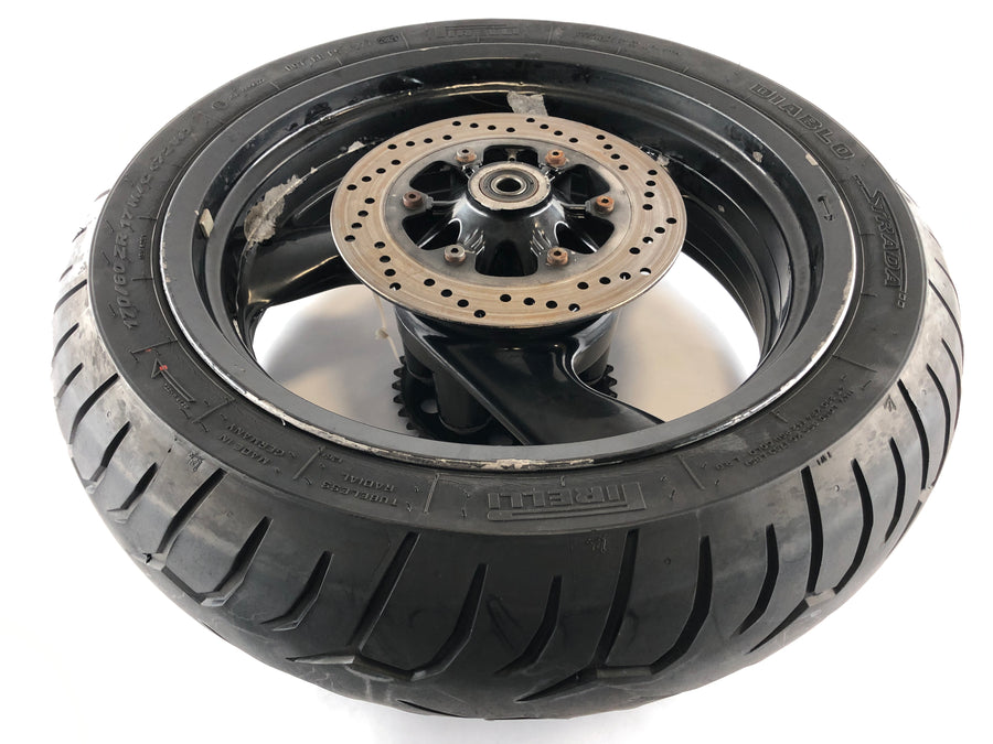 Ducati 900 SS [1993] - Rear wheel rim with paint damage