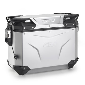 [GIVI] – Seitenkoffer Trekker Outback EVO Monokey 37 Liter – Rechts, aus eloxiertem Aluminium, SMART SEC. LOCK