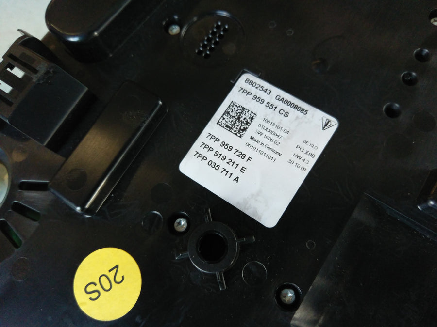 Porsche Panamera Turbo [2010] - Switch roof liner light garage door opener