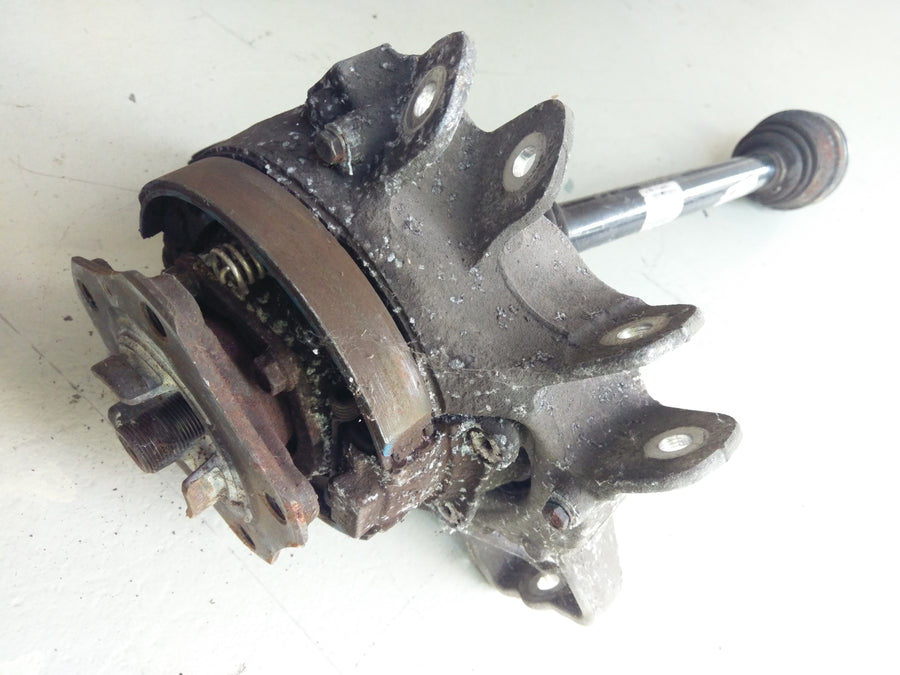 Porsche Panamera Turbo [2010] - Steering knuckle wheel hub drive shaft rear right