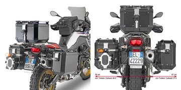 BMW F 750 GS [2018–2023] – Stahlrohr-Seitenkofferträger Cam-Side, 18 mm