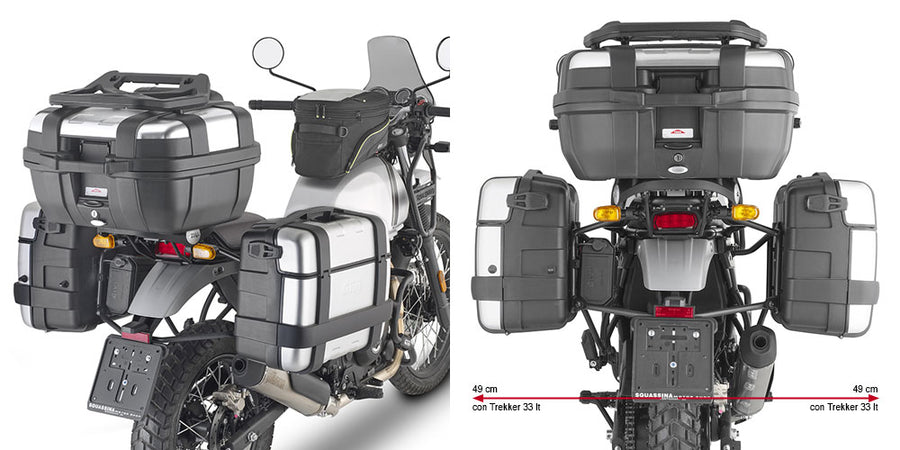Royal Enfield Himalayan [GIVI] - Seitenkoffer-Träger für MONOKEY® oder RETRO FIT Koffer