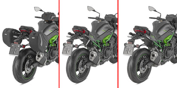 Kawasaki Z 900 [GIVI] - Paar spezifischer einziehbarer Stealth Halterungen aus mit Glasfaser verstärktem Technopolymer