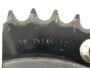 Triumph Speed ​​Triple 1050 515NJ [2006] - Drive pinion with chain wheel and chain wheel holder-3