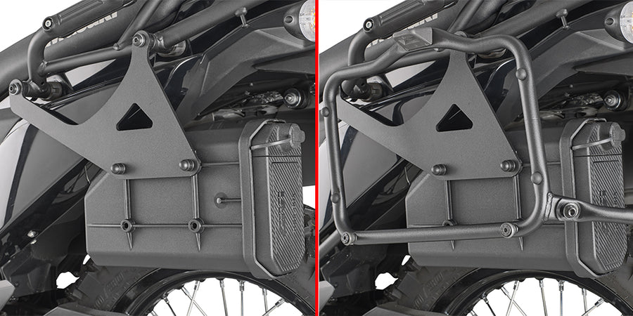 Kawasaki KLR 650 / KLR 650 S [GIVI] - Kit für die Montage der S250 Tool Box zu montieren mit der S250