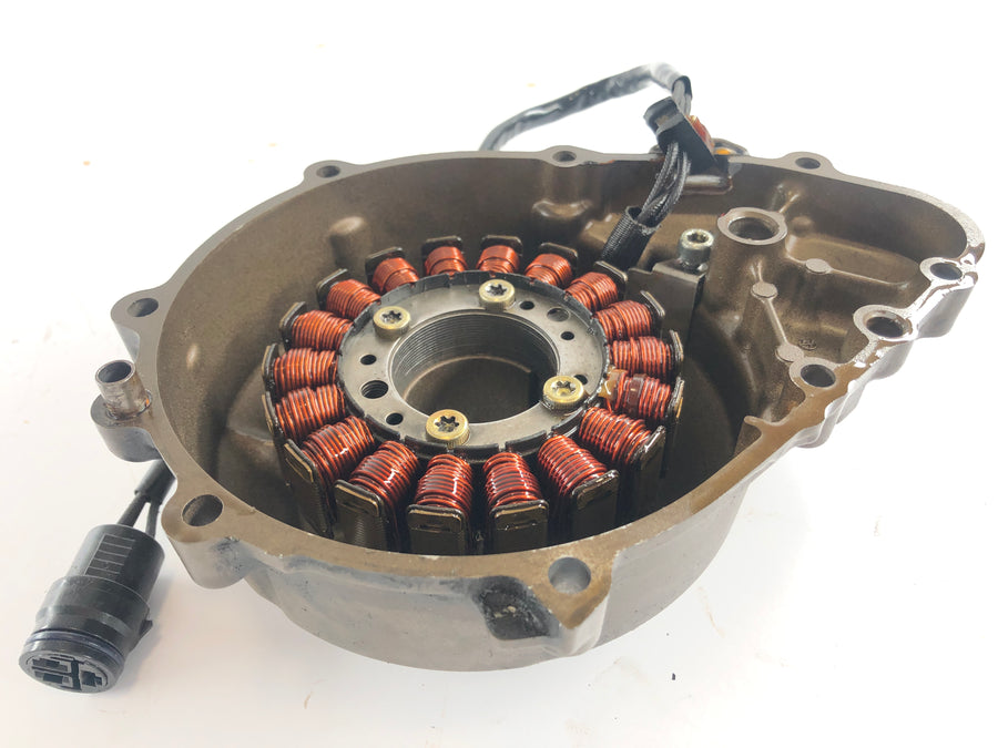 Kawasaki Z 750 ZR750J [2005] - Alternator cover with stator Engine cover with alternator