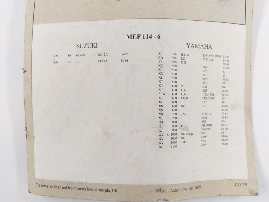 Yamaha XT 600 E 3TB [1991] - Clutch springs