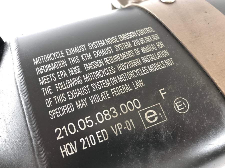 Husqvarna 701 Vitpilen [2018] - Silencer Exhaust original