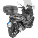 V45 Arena Monokey® top case black – with transparent reflectors / Max. load 10kg