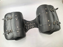 Saddlebags leather chopper panniers-2