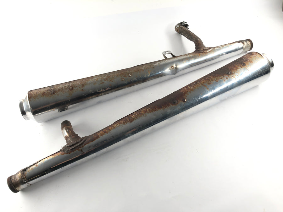 Yamaha XS 650 Type 447 [1975] - Exhaust silencer left and right